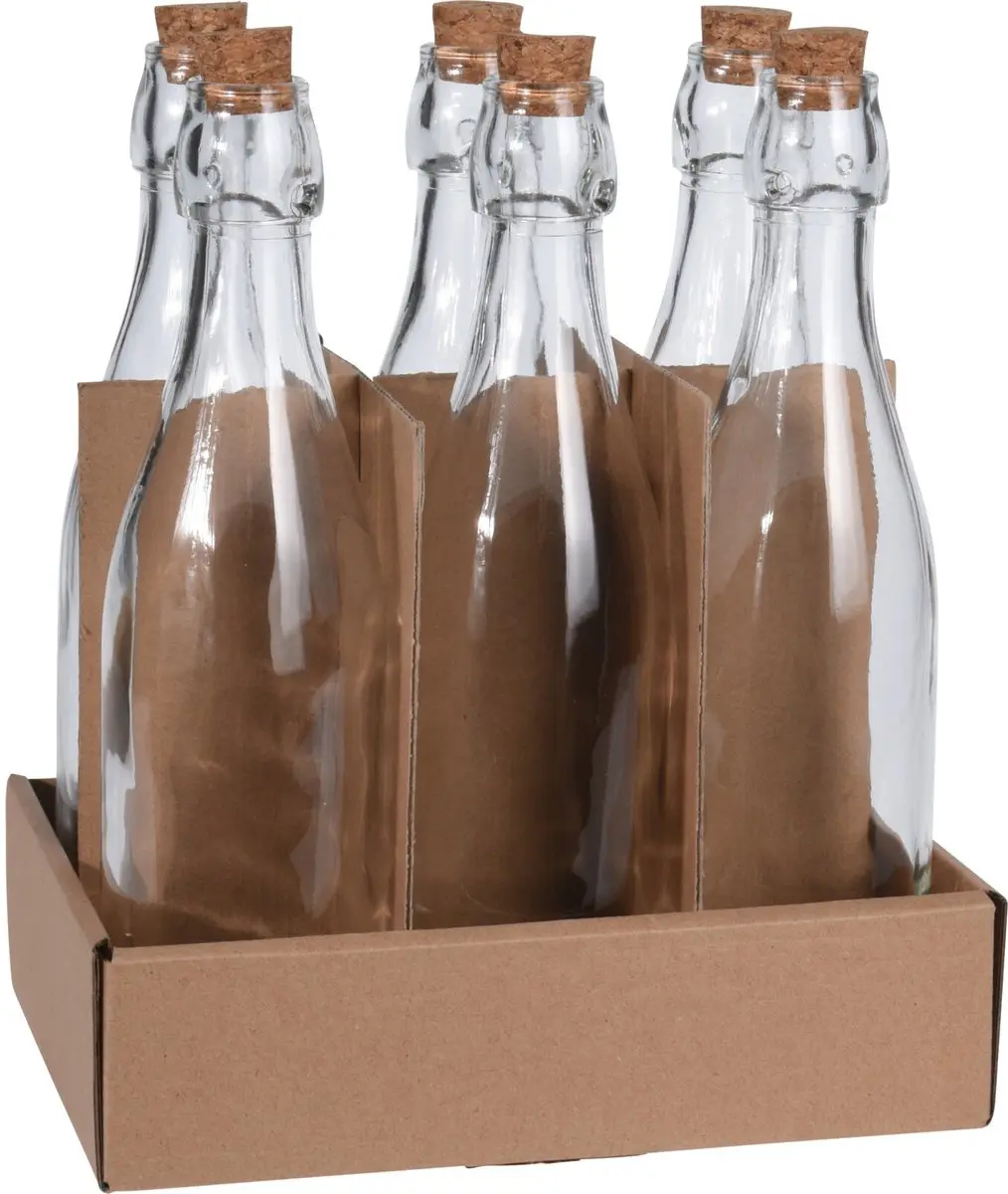 Excellent Houseware Weckflessen 500ml - 6 Stuks - Glas