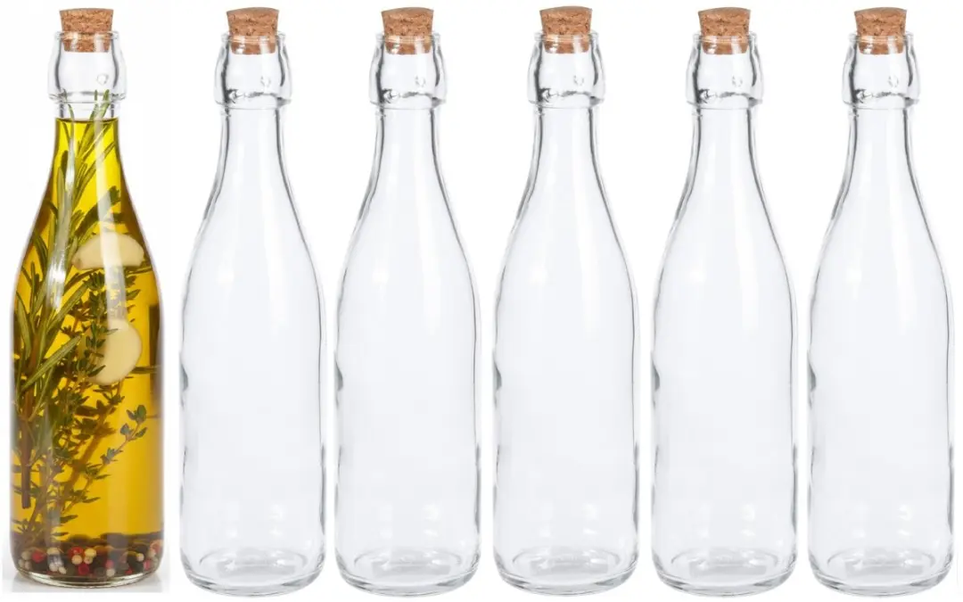 Excellent Houseware Weckflessen 500ml - 6 Stuks - Glas