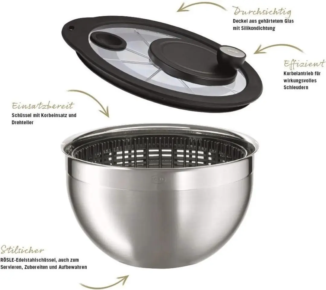 Rösle Sla Centrifuge RVS 15695 - 24cm