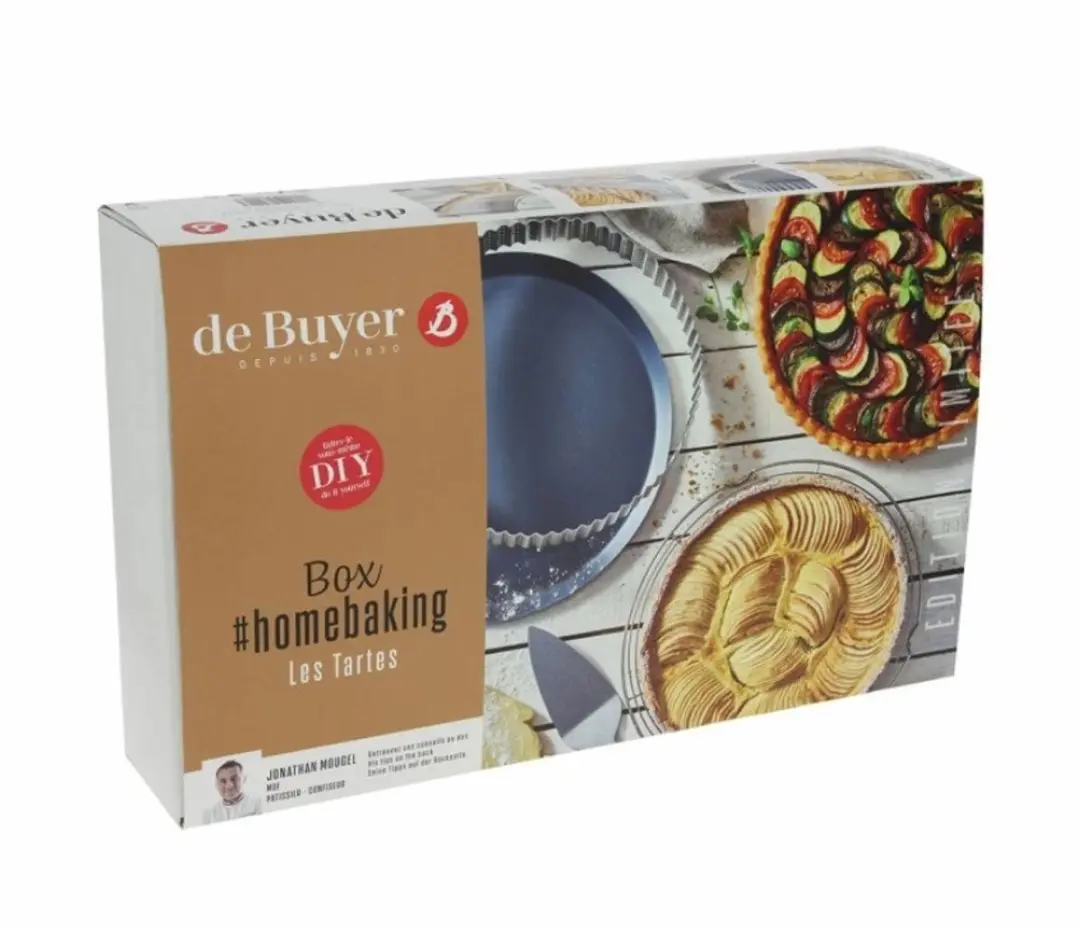 DeBuyer Taartset 28cm - 4 Stuks - Zilver