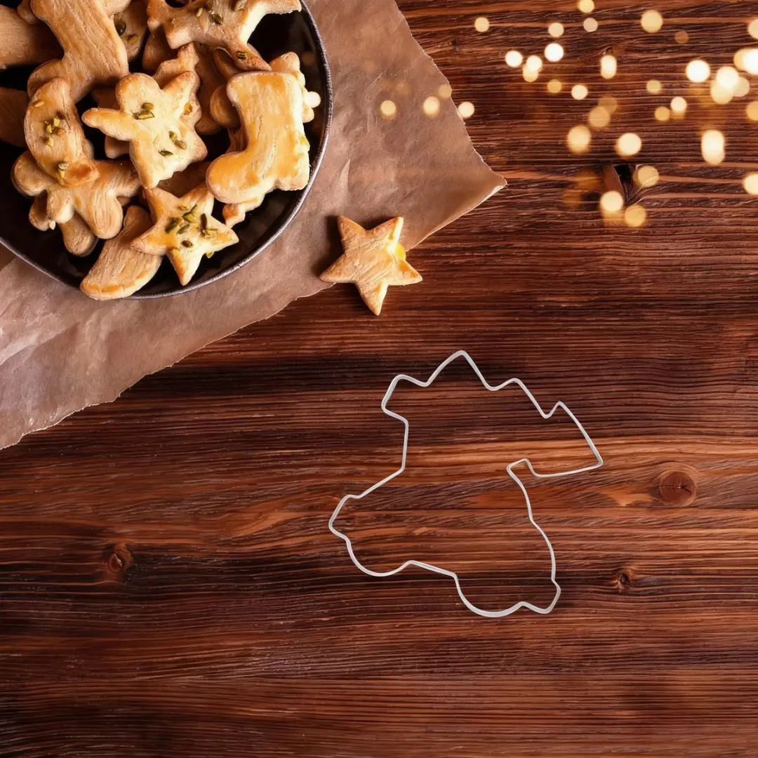 Zenker Kerstkoekjesvorm Boom op Auto - Roestvrij staal