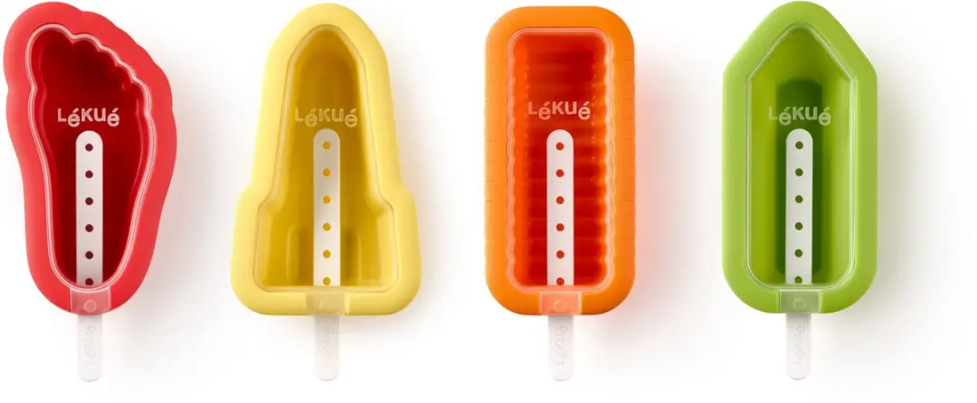 Lékué IJsvormpjes Iconic 4 Stuks