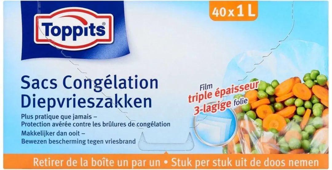 Melitta Toppits Diepvrieszakken 1,0ltr