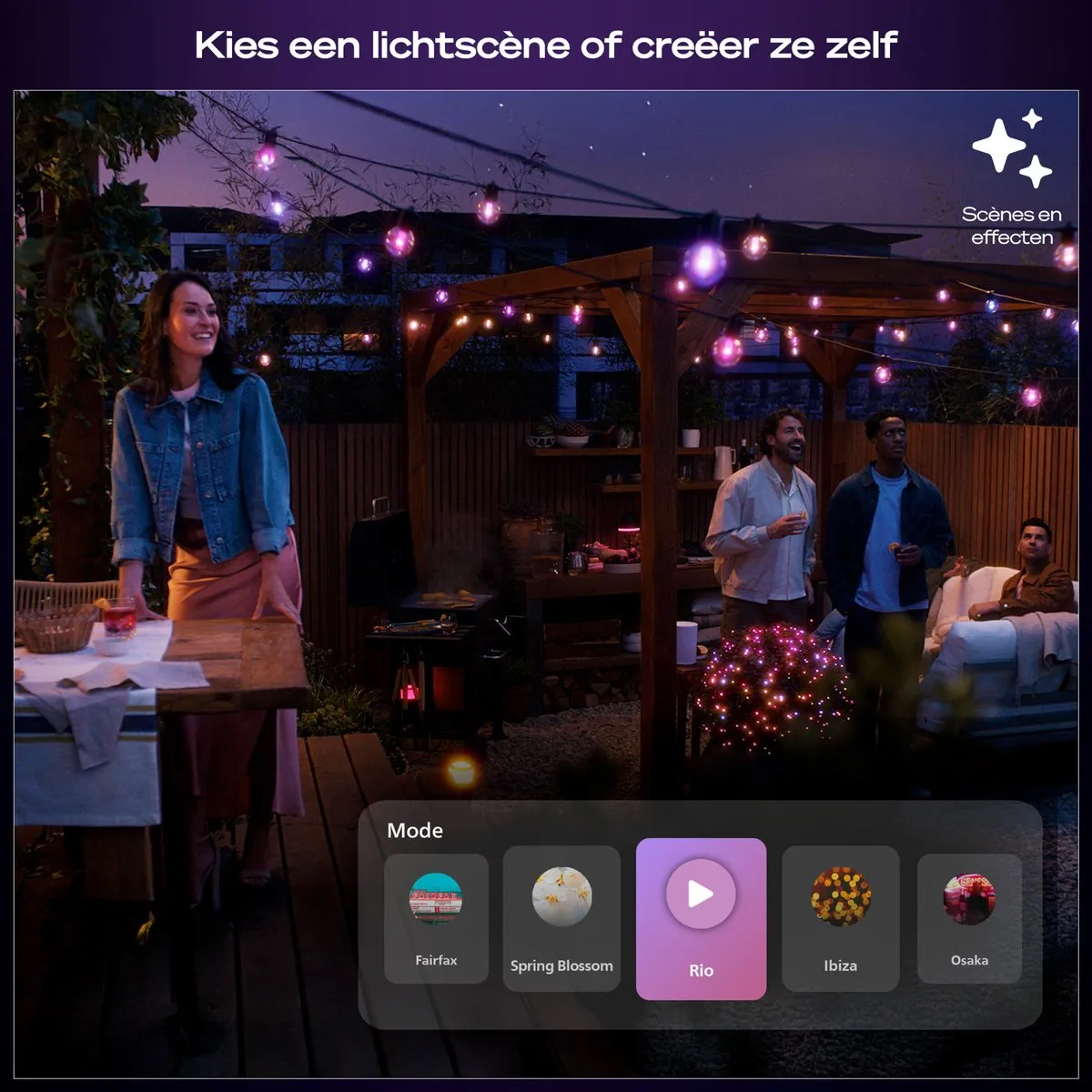 Philips Hue Festavia Globe Lichtsnoer 7m - 10 Lampen