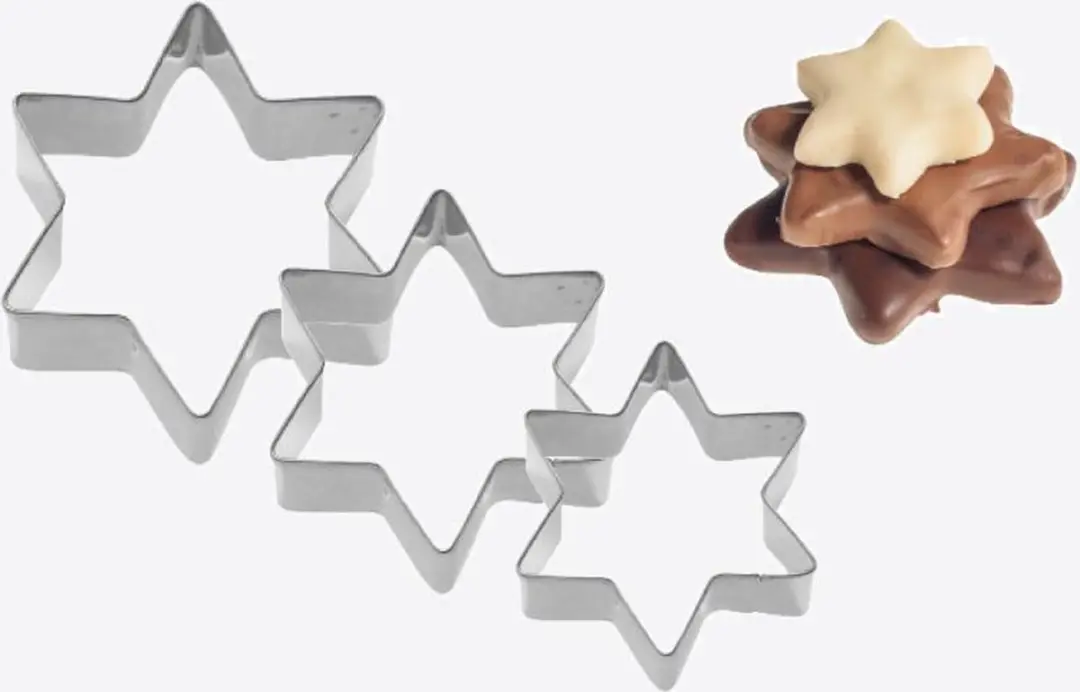 Westmark RVS Ster Uitsteekvormen Set 3 Stuks