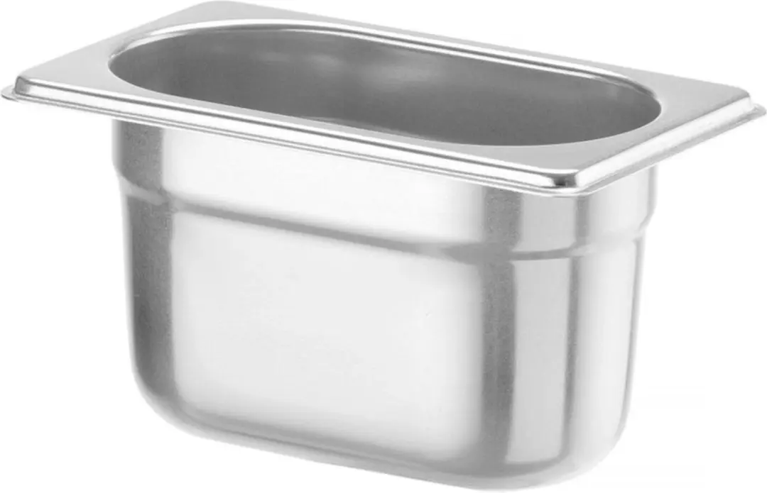 HENDI Gastronormbak 1L - 100mm - Roestvrij staal