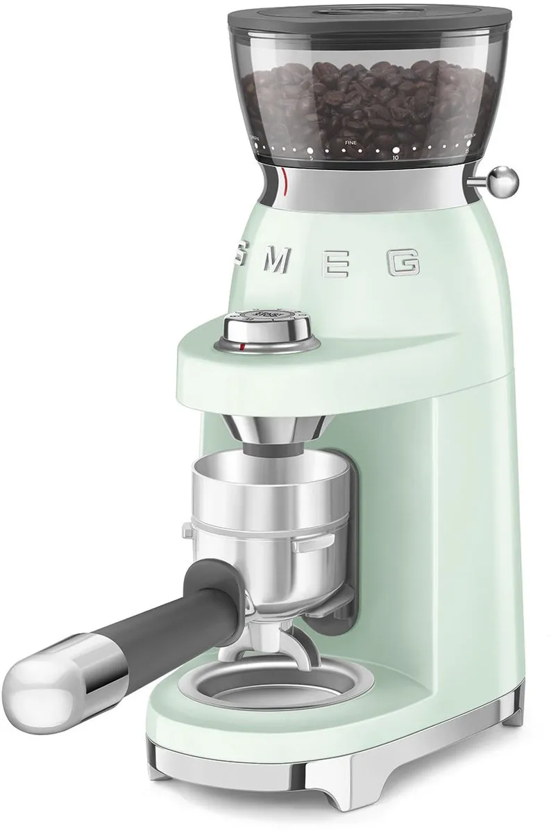 Smeg CGF03PGEU Elektrische Koffiemolen Watergroen