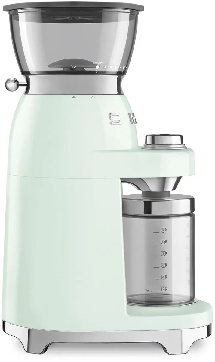 Smeg CGF03PGEU Elektrische Koffiemolen Watergroen