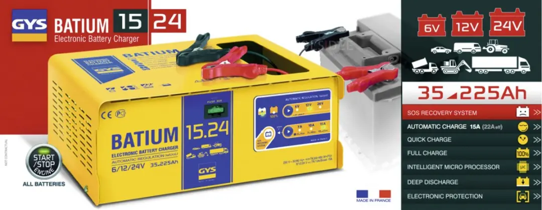 Gys Acculader 6-12-24V