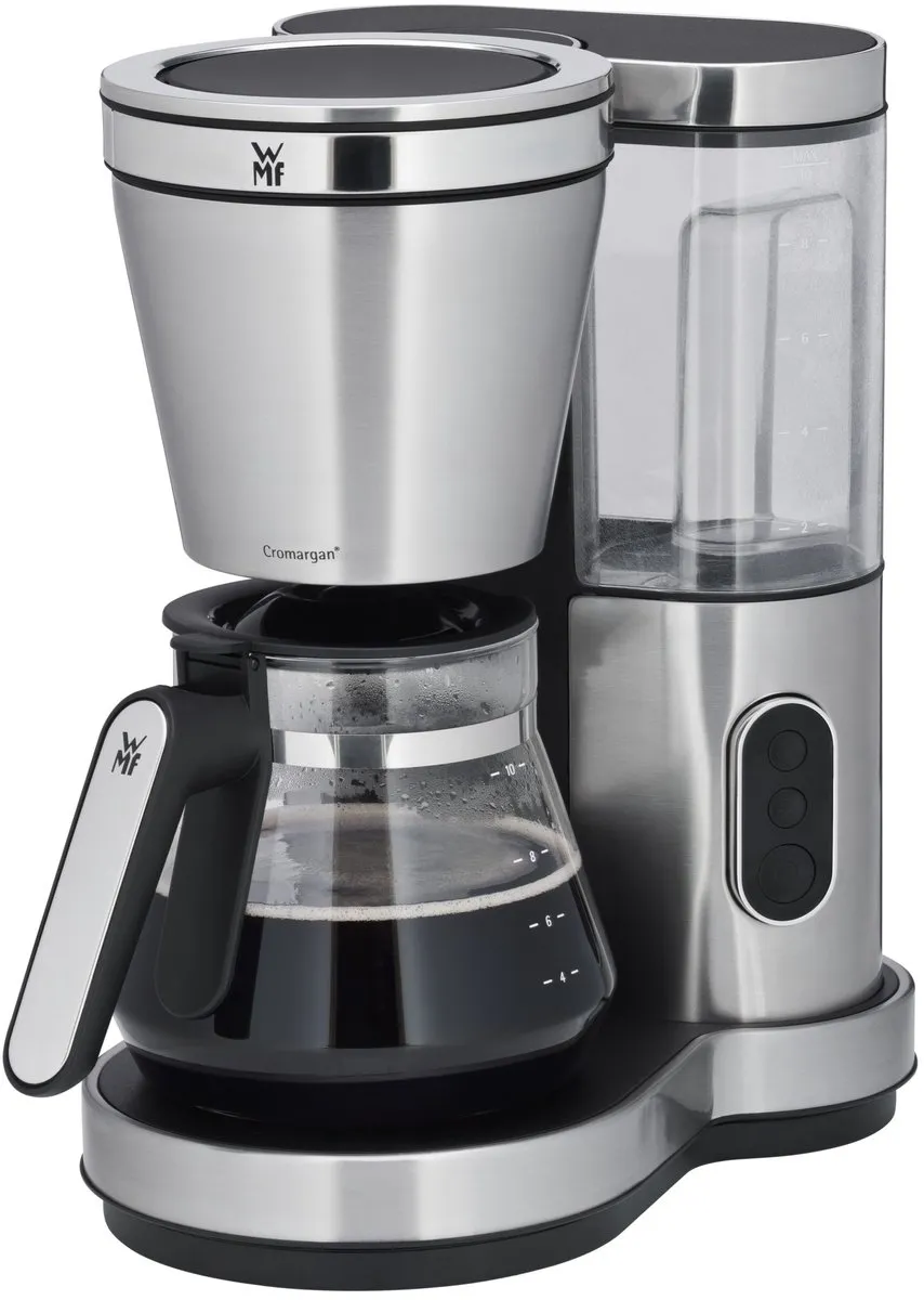 WMF Lono 0412300011 - Filter Koffiezetapparaat - Glazen Kan - 12 Koppen - Roestvrij Staal - Modern Design
