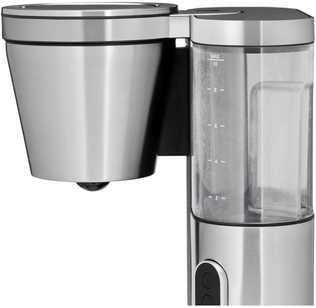 WMF Lono 0412300011 - Filter Koffiezetapparaat - Glazen Kan - 12 Koppen - Roestvrij Staal - Modern Design