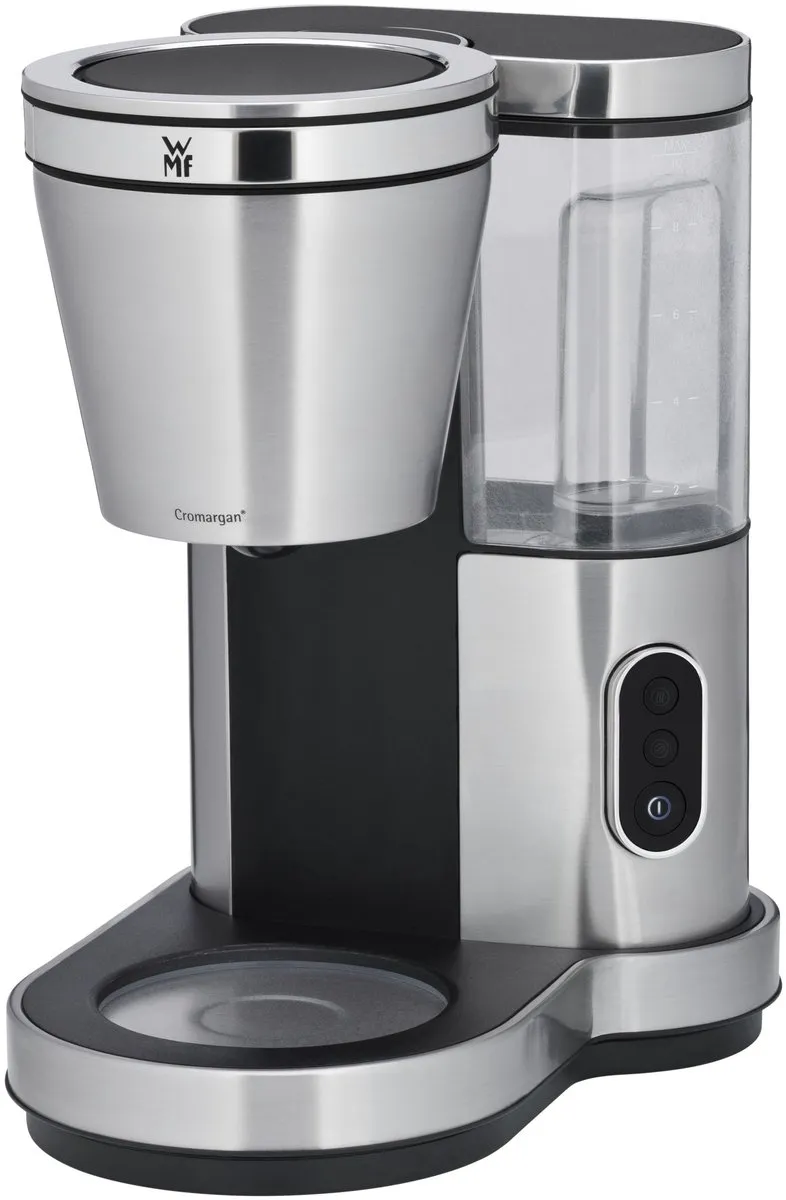 WMF Lono 0412300011 - Filter Koffiezetapparaat - Glazen Kan - 12 Koppen - Roestvrij Staal - Modern Design