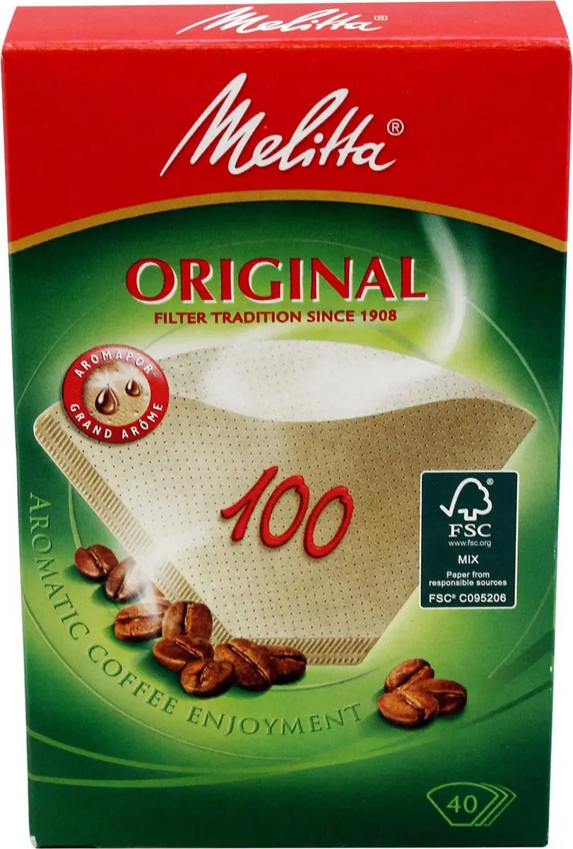 Melitta Filter 100/40 Bruin