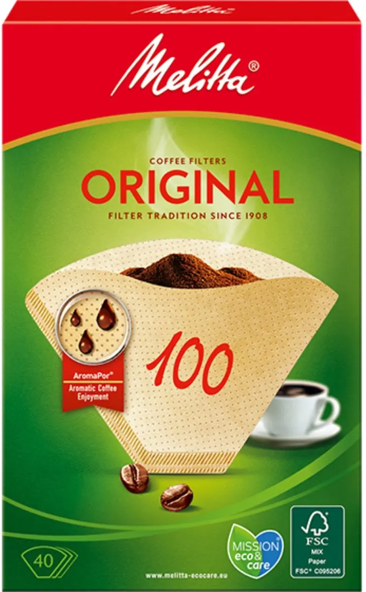 Melitta Filter 100/40 Bruin