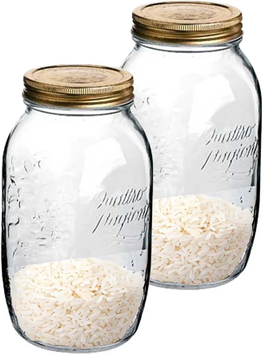 Bormioli Rocco Weckpot met draaideksel 1,5L