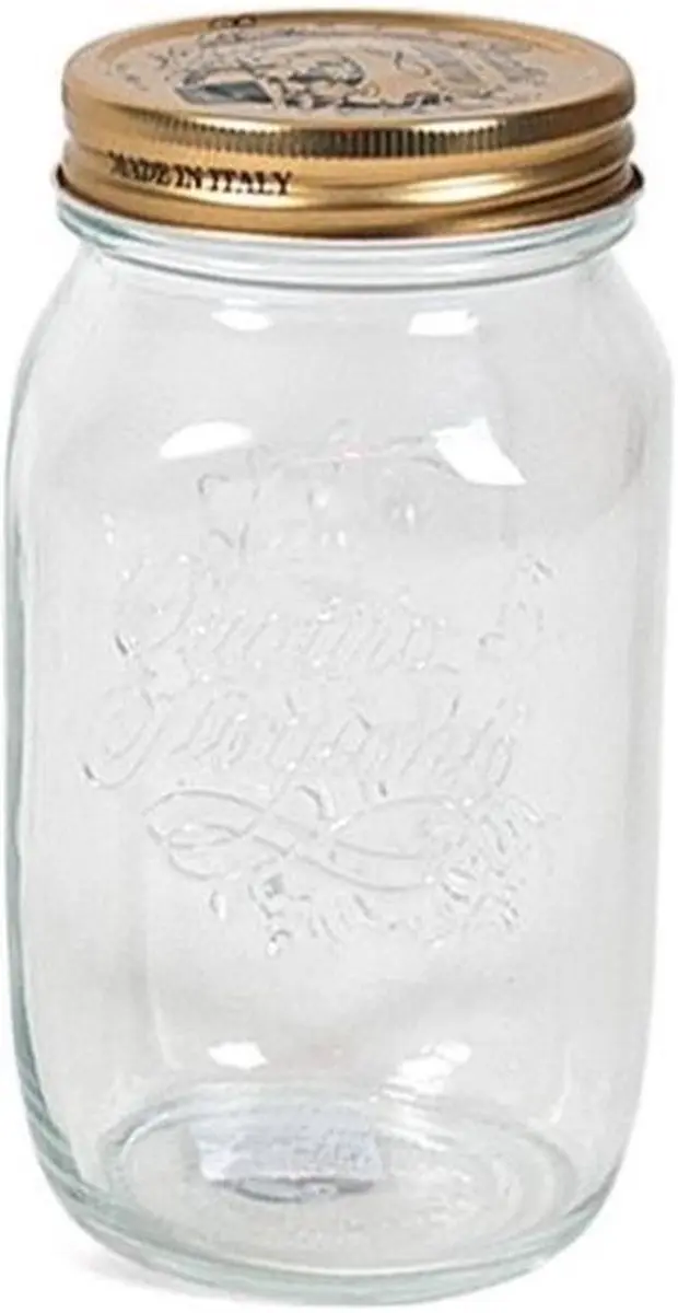 Bormioli Rocco Weckpot met draaideksel 1,5L - 2 Stuks