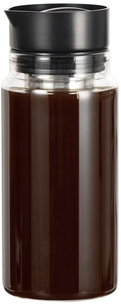 Xavax 00111254 Cold Brew Koffiezetter 1L - Glas & RVS Filter - Zwart/Transparant - afbeelding 6 van 6