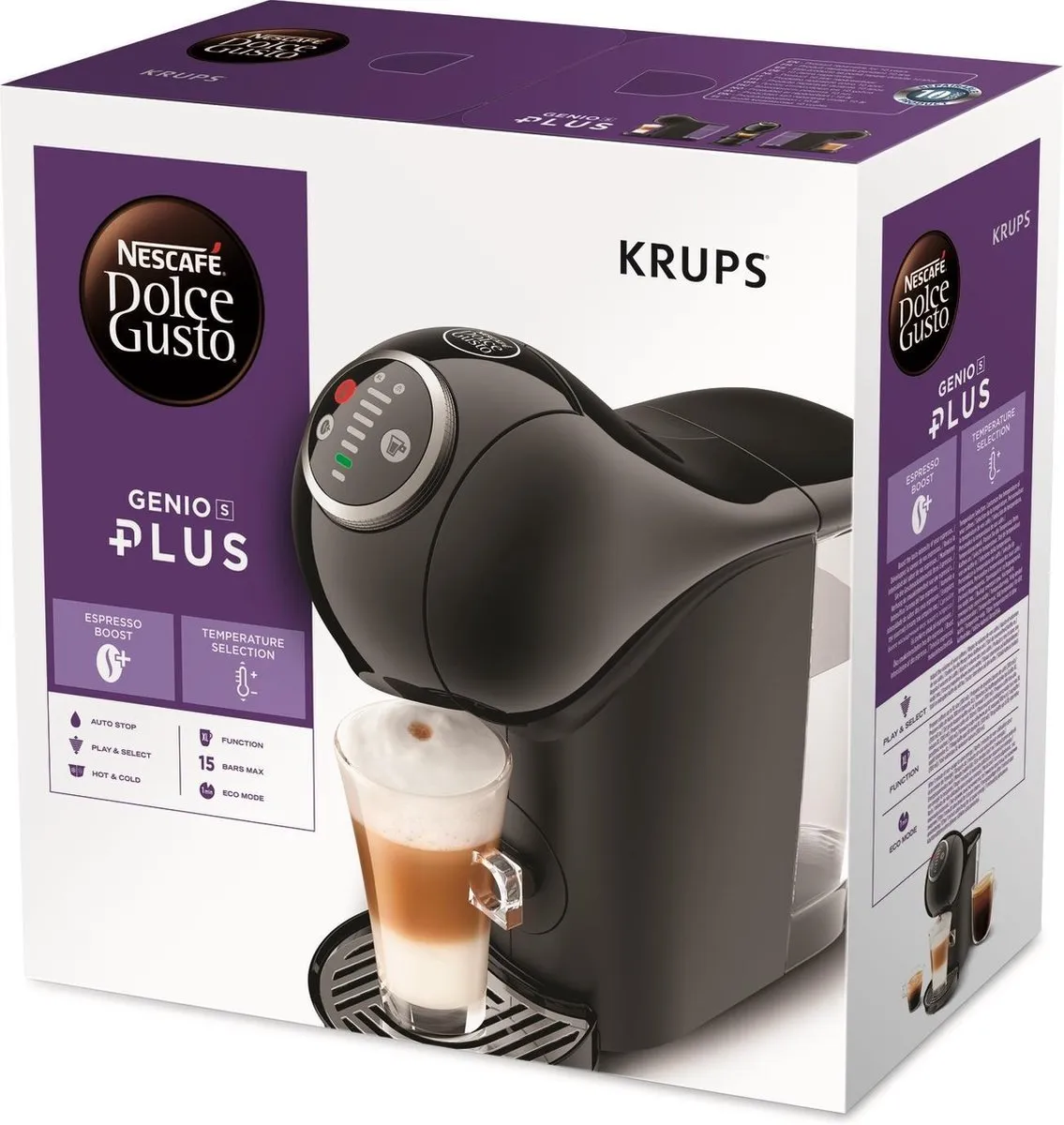 Krups NESCAFÉ Dolce Gusto Genio S Plus KP3408 Koffiecupmachine - Zwart