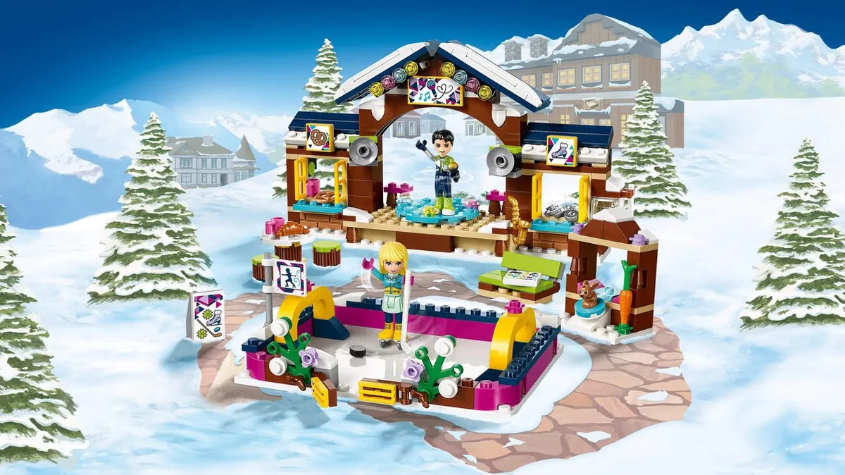 LEGO Friends Wintersport IJsbaan 41322 - 307 Stukken - 2 Minifiguren
