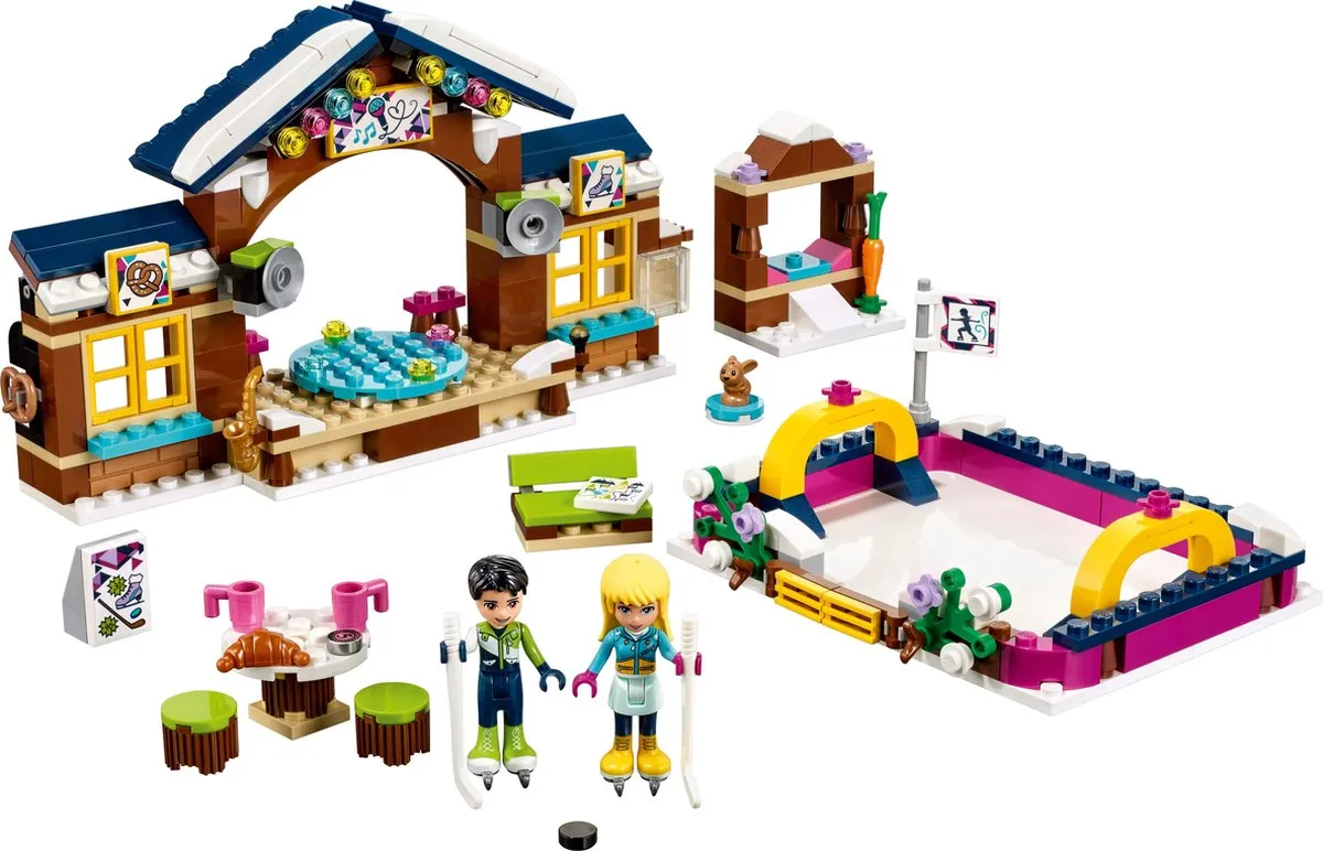 LEGO Friends Wintersport IJsbaan 41322 - 307 Stukken - 2 Minifiguren