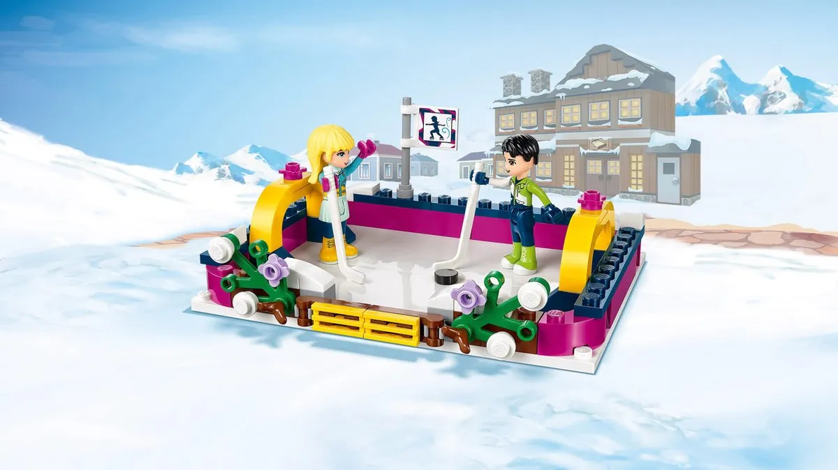 LEGO Friends Wintersport IJsbaan 41322 - 307 Stukken - 2 Minifiguren