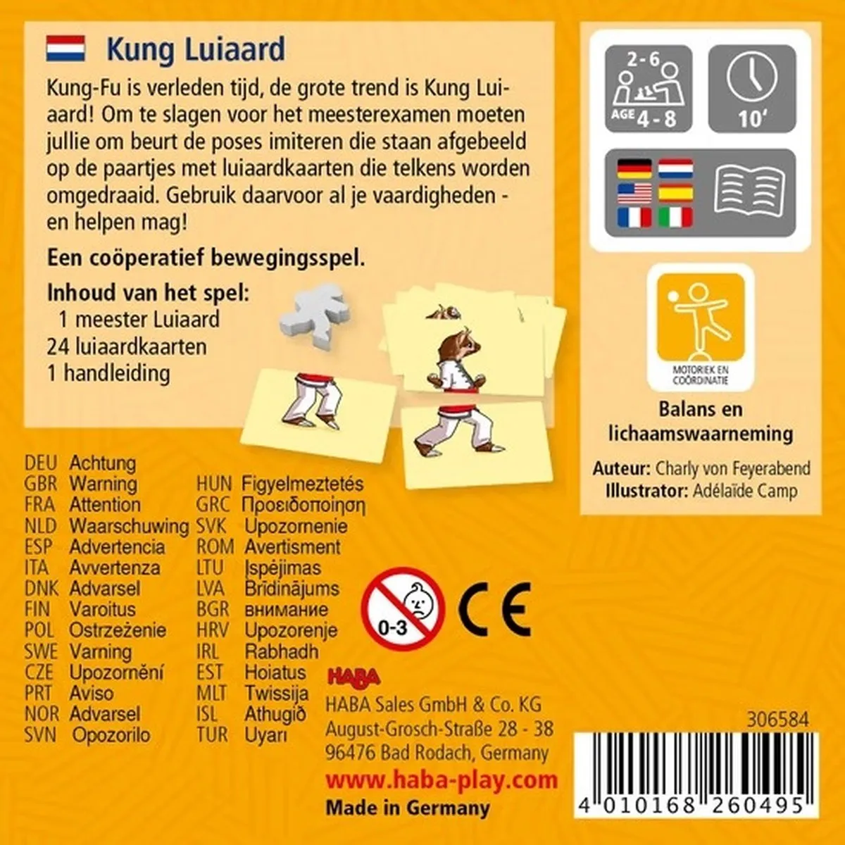 Haba Kung Luiaard - 4+ - 2-6 Spelers