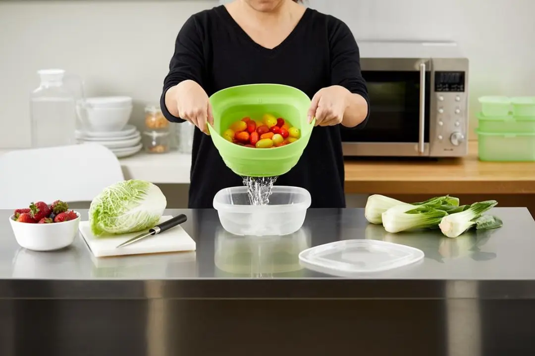Lékué 3-in-1 Vergiet - Groen