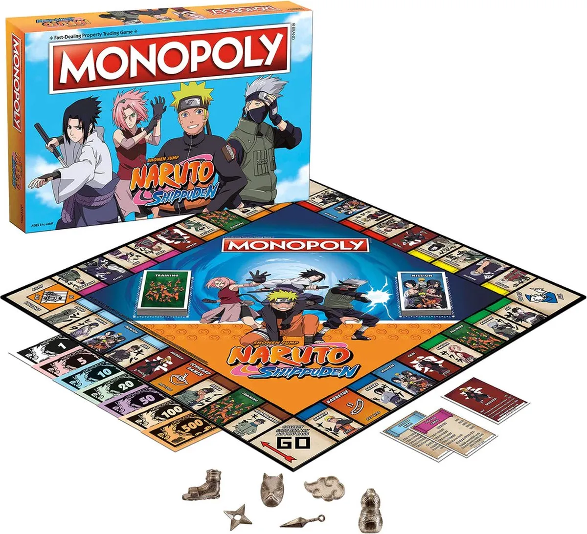 Winning Moves Naruto Monopoly - Bordspel in het Engels