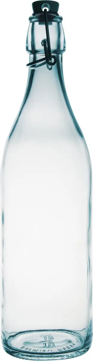 Bormioli Rocco Beugelfles 1L - 8 Stuks - Transparant