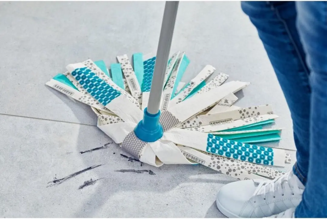 Leifheit 3-in-1 Power Vervangingskop Mop 52066 - Turquoise/Wit