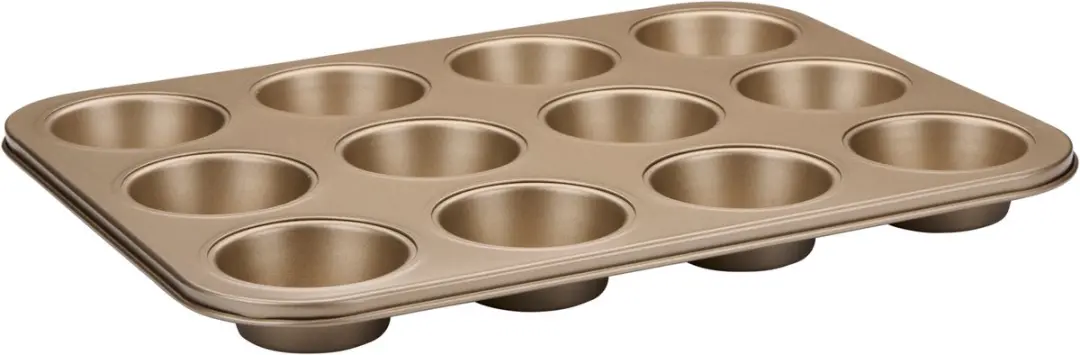Alpina Muffinvorm 35x26,5x3cm - 12 Stuks - Beige