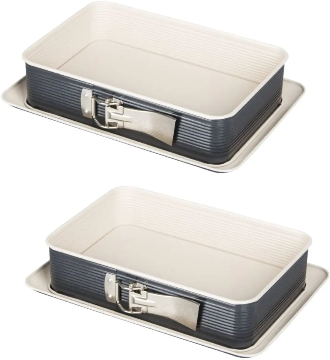 Zenker Smart Pastry Set 2 Rechthoekige Springvormen 28x18cm