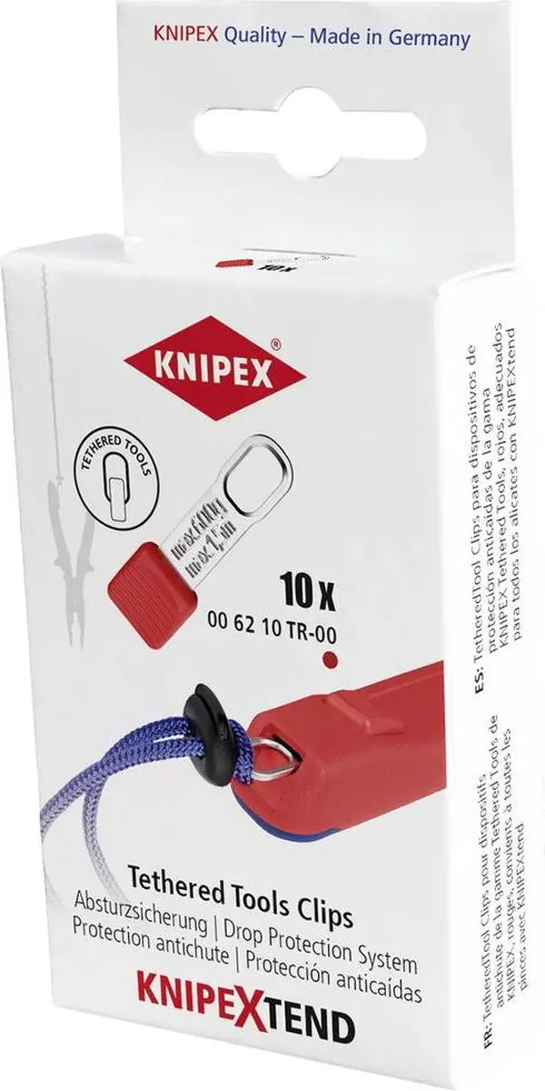 Knipex Tangoog TR 10 Stuks - Kleurloos