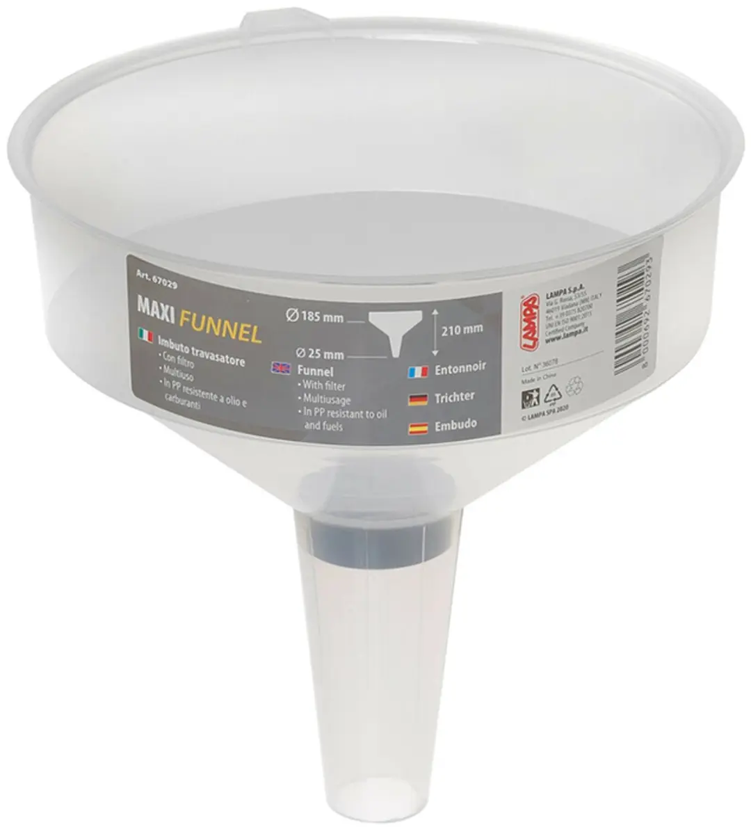 Lampa Maxi Trechter PP Ø185/25mm