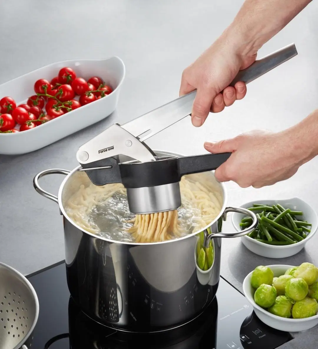 GEFU Force One Aardappelpers - RVS - 2 Schijven