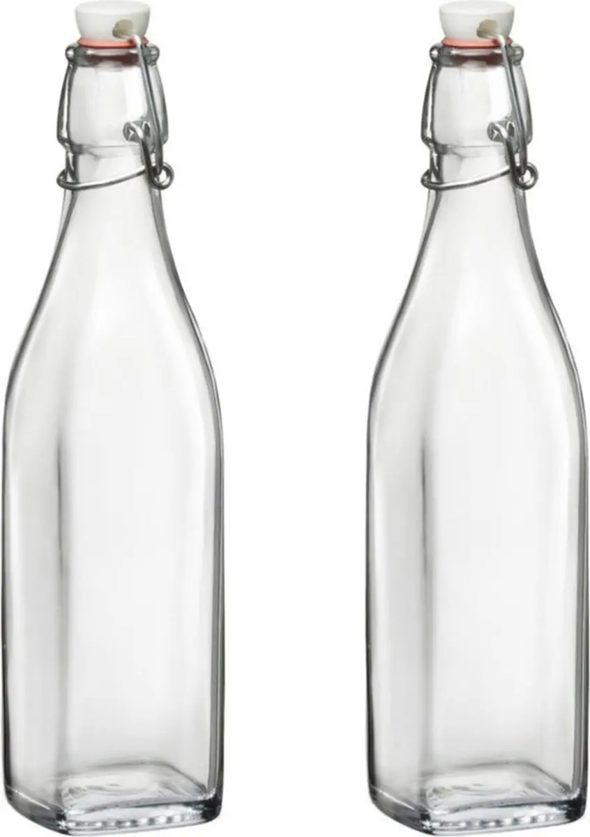 Bormioli Rocco Beugelflessen Set 10x 500ml - Transparant