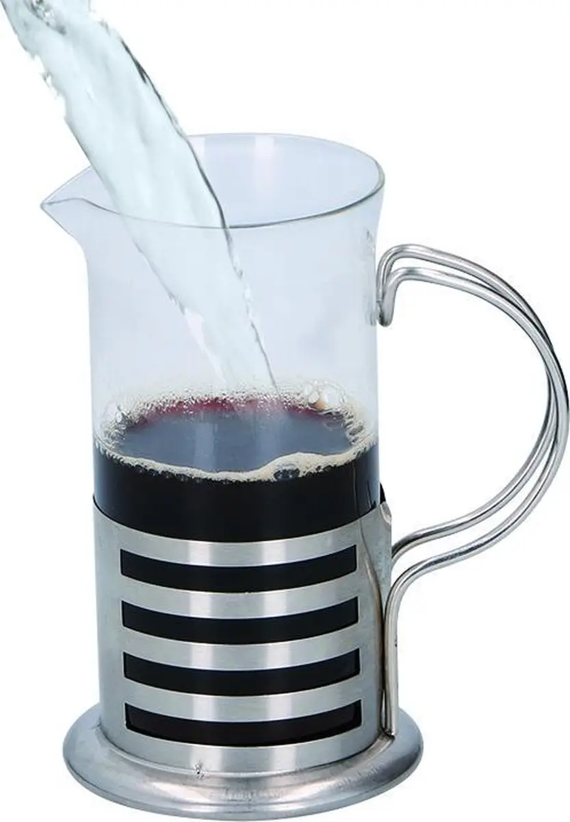 Alpina French Press 350ml - 3 Kopjes - Grijs