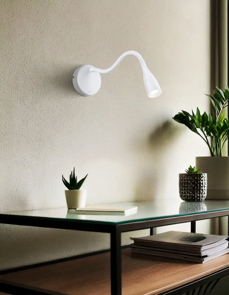 Eglo Olivandino 1 LED Wandlamp Ø11cm - Wit