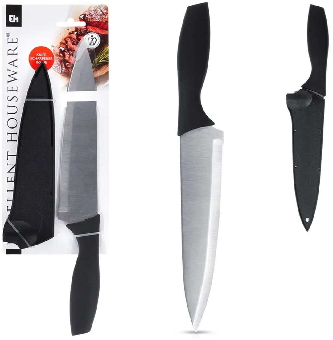 Excellent Houseware Koksmes 19cm - Roestvrij Staal - 2 Stuks