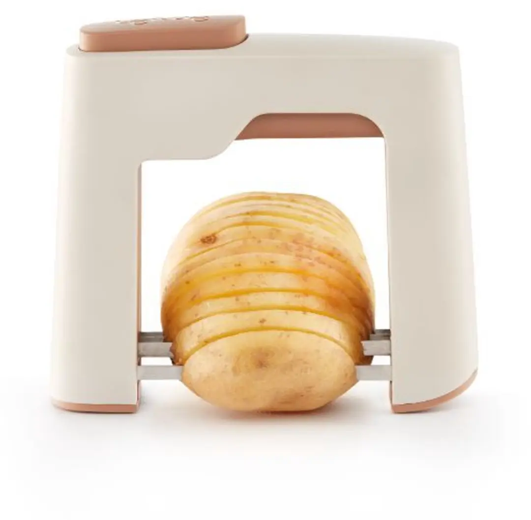 Lékué Frietsnijder Hasselback Terracotta Pink