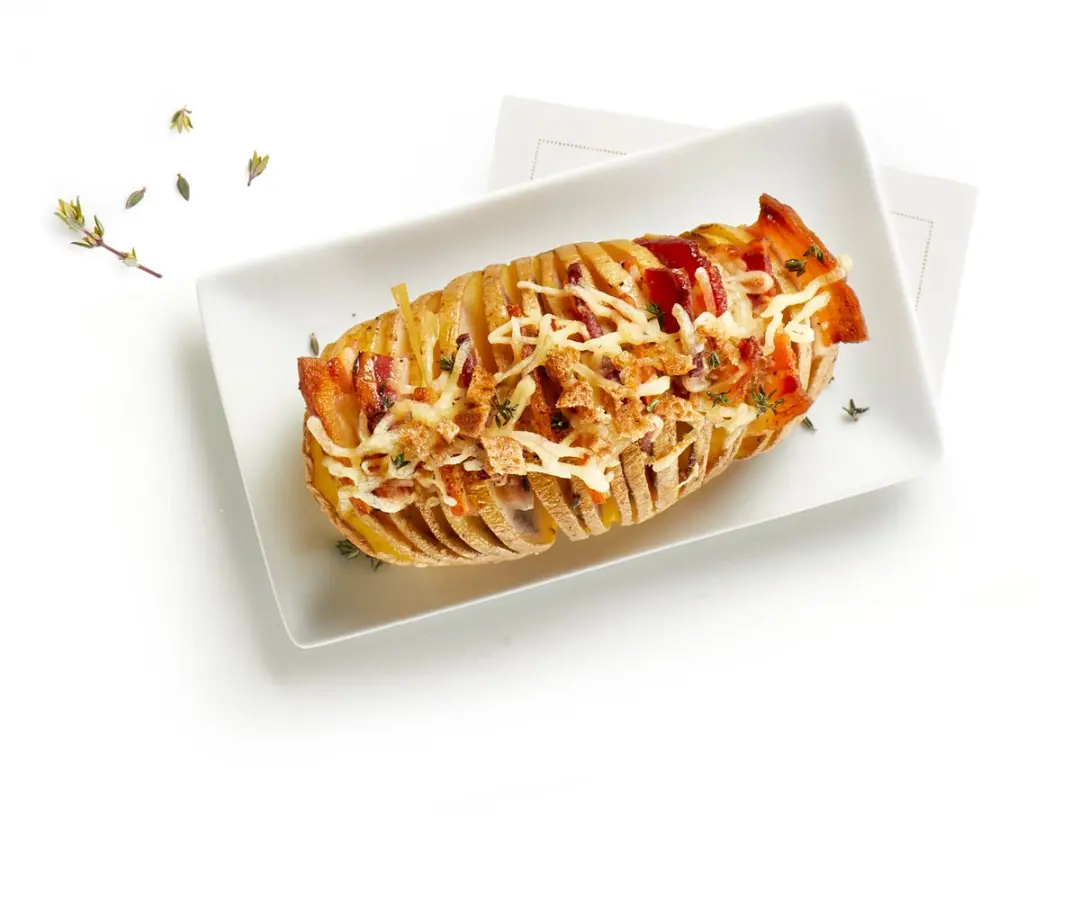 Lékué Frietsnijder Hasselback Terracotta Pink