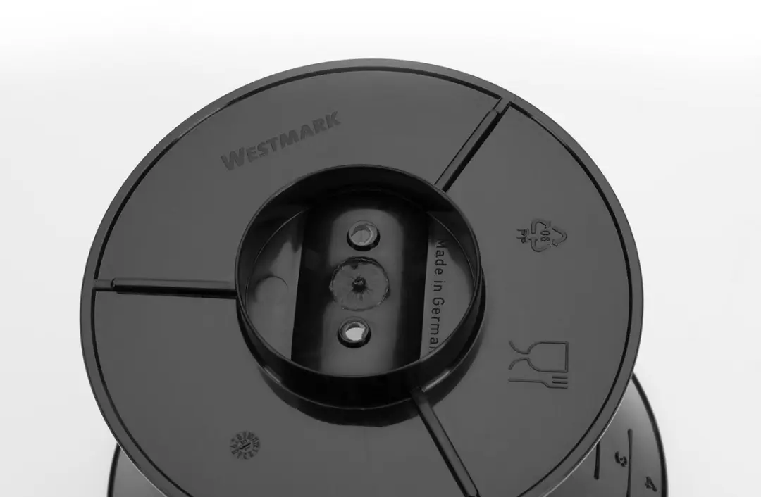 Westmark Koffieset 3-delig - 2 Koffiefilters & Doseerlepel - Kunststof - Zwart/Wit