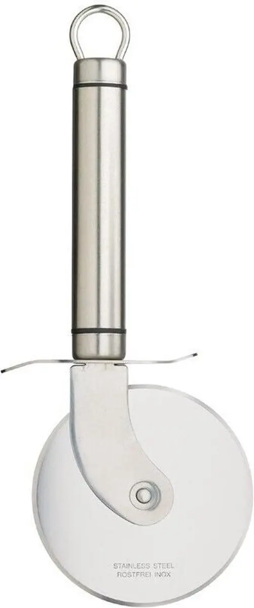 KitchenCraft RVS Pizzawiel 10cm FB447 - Zilver