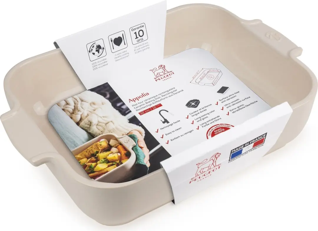 Peugeot Appolia Ovenschaal 32cm - Ecru