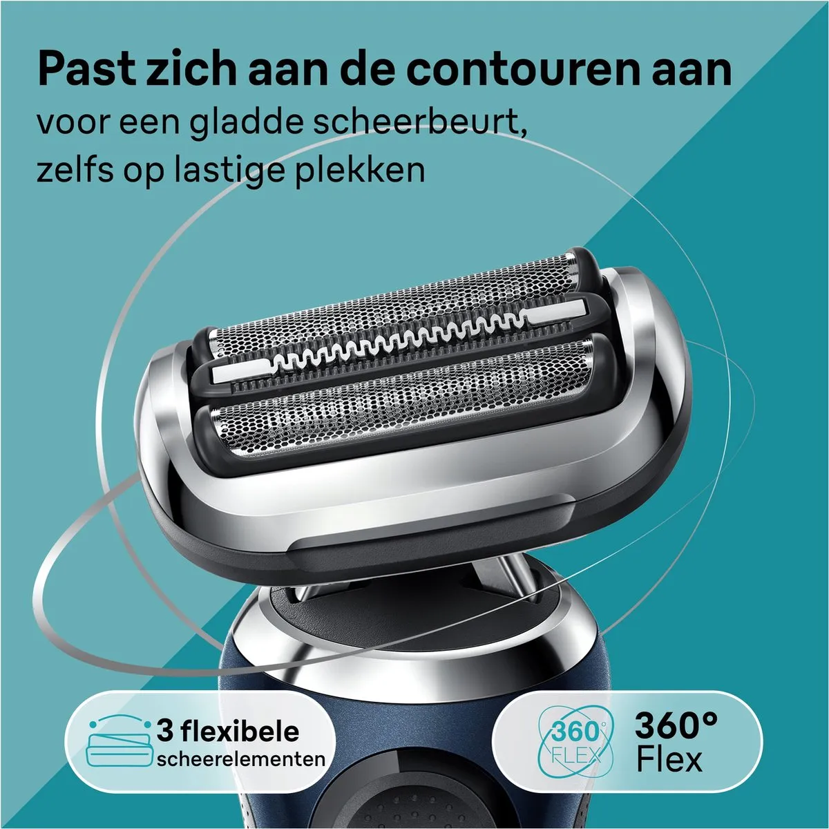 Braun Series 7 71-B1200s Elektrisch Scheerapparaat - Blauw