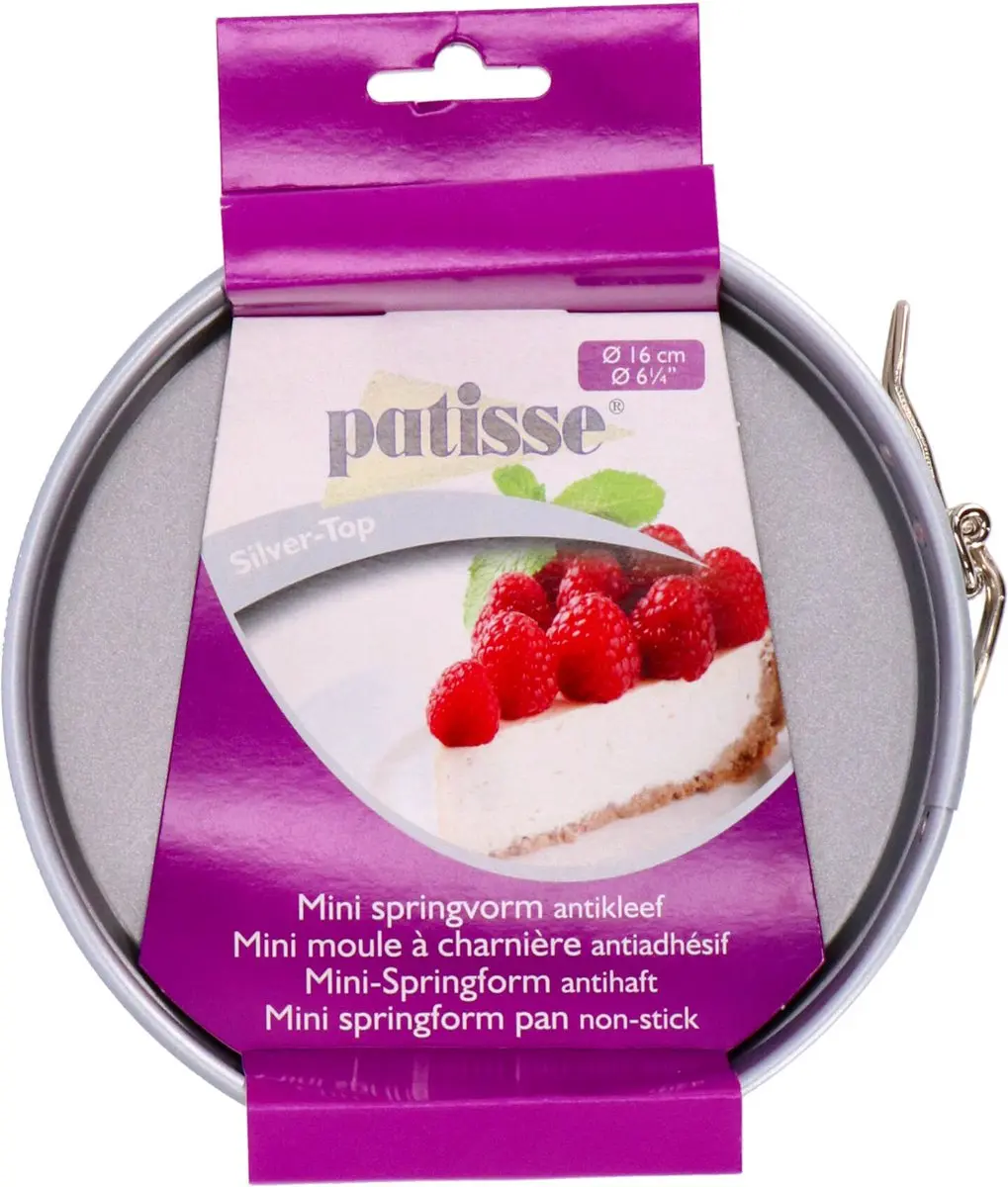 Patisse Springvorm 16cm - Zilver