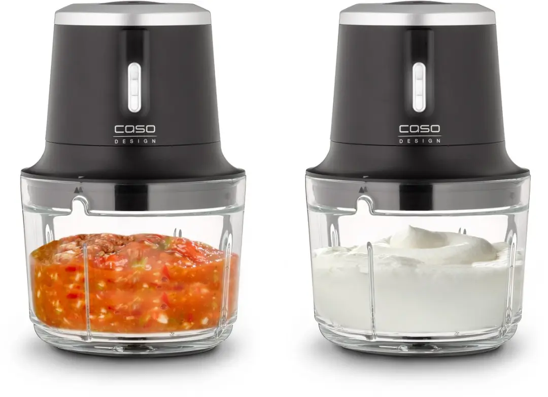 Caso Chop & Go Akku Hakmolen 1747 - 200W - 1L Glas - Blauw