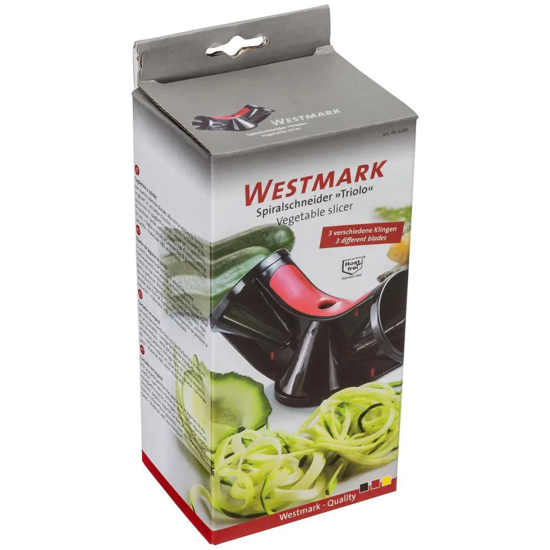 Westmark Schnitzel Mouli Groenterasp - Zwart/Rood
