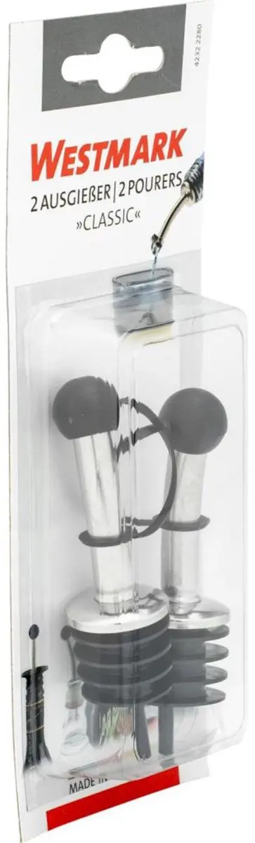 Westmark Schenktuit RVS-Kunststof Set - 2 Stuks - Zilver