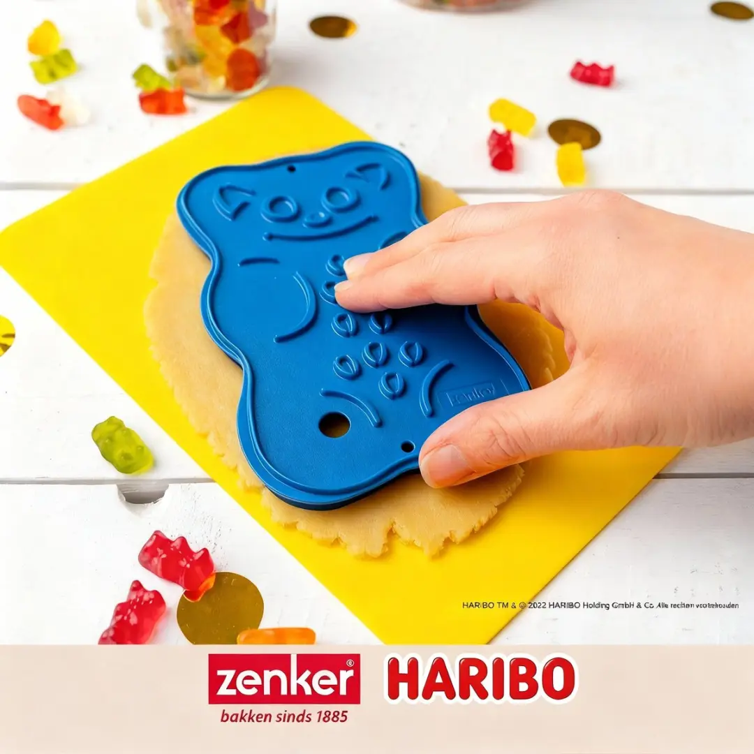 Zenker Haribo Koekjesuitsteker 2-in-1 - Blauw